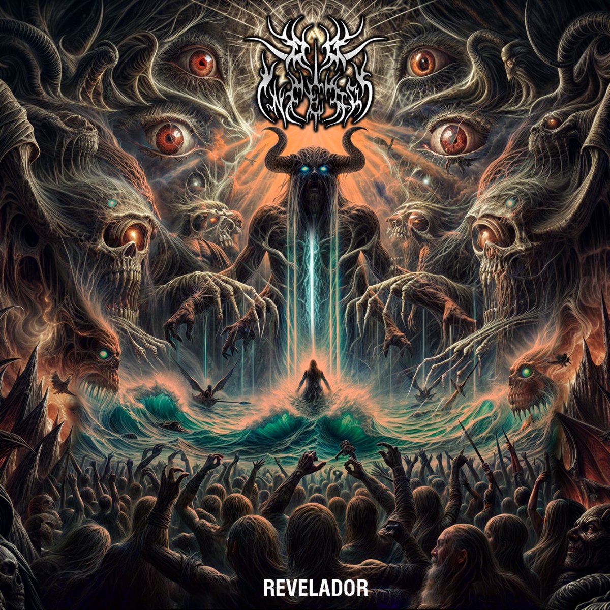 ADINFEROS's tweet photo. Concepto de la portada del single "Revelador"

El concepto del arte de la portada es ver como la humanidad en medio de la sombra y la ceguera en la que vive, esta siendo ahogada, observada, manipulada, alienada y acechada por una oscuridad  que la sucumbe en su propia ignorancia. https://t.co/CVuqre4U6L
