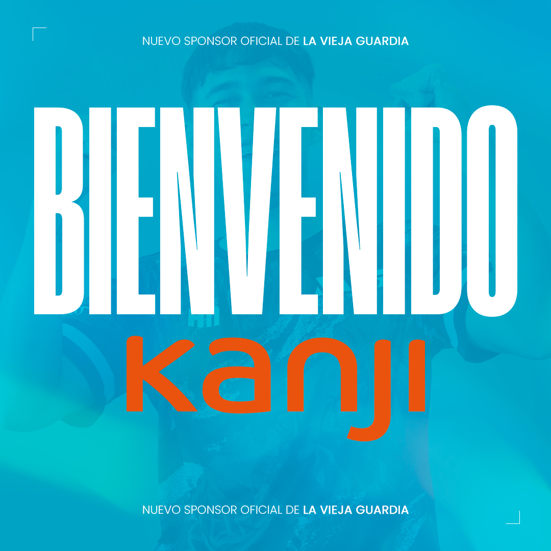 Estamos felices de anunciar que, KANJI, se suma como sponsor oficial de la Vieja Guardia 🤩 Estamos seguros de que juntos lograremos grandes cosas con esta nueva alianza #VamosMalvinas