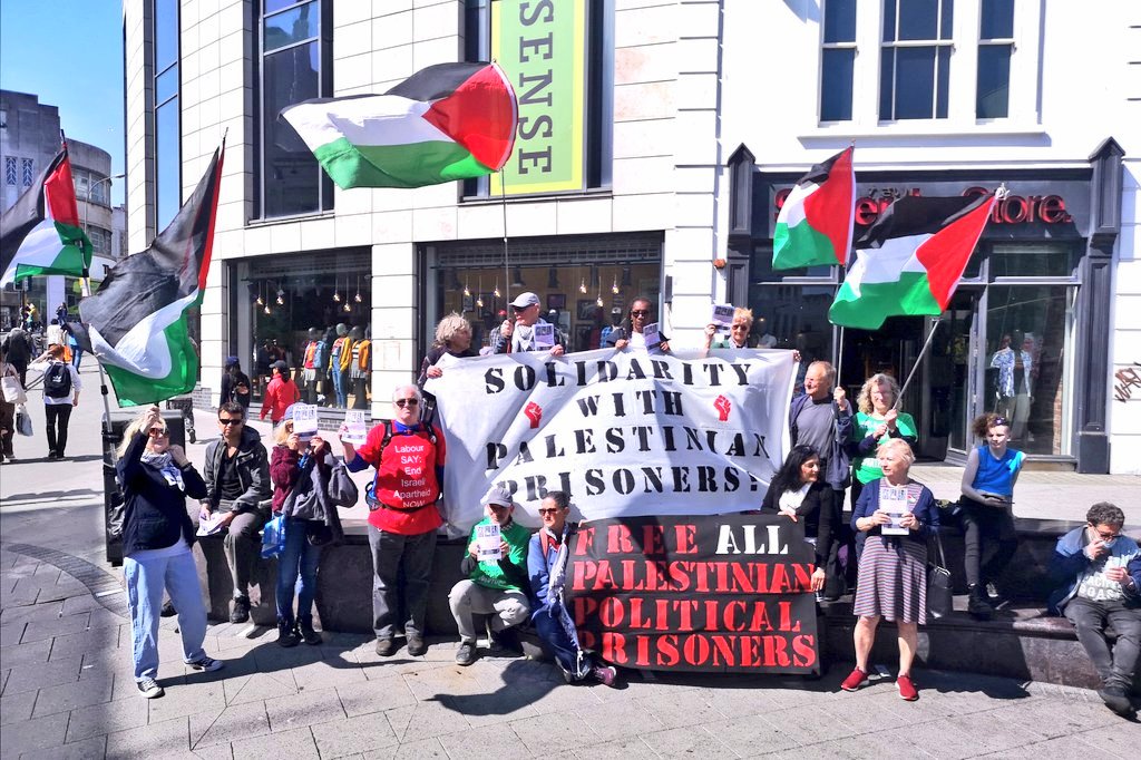 Today is #PalestinianPrisonersDay This Saturday 20th April our stall will be showing solidarity with the 10,000 Palestinians in Israeli prisons. 12-2pm at The Clocktower 🇵🇸
