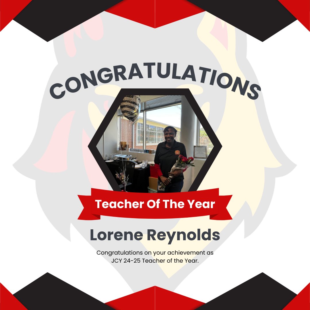 Join us in celebrating our Teacher of the Year!!! Ms. Reynolds embodies the true spirit of teaching, inspiring & empowering students every day. She goes above and beyond to create a nurturing and inclusive learning environment where every student feels valued and supported. #TOTY