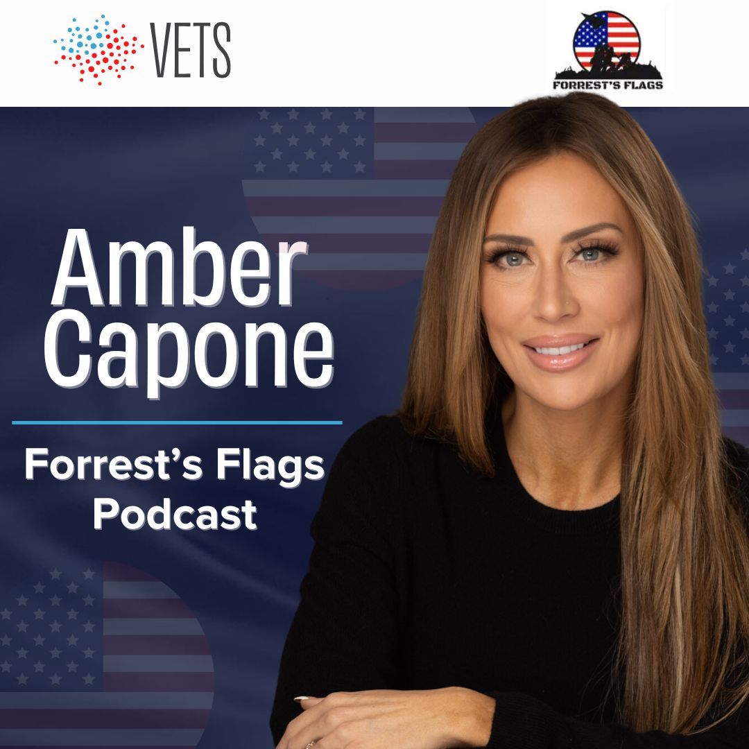 Tune in to the latest episode of Forrest’s Flags Podcast featuring VETS Co-Founder and CEO, Amber Capone,.Hear her remarkable journey alongside her husband, Marcus Capone. Discover the values that drives the impactful work of VETS. 🎙️ Listen Now! buff.ly/3Ua816O