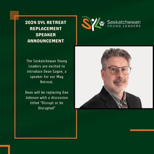 SYL 2024 Leadership Retreat - Bridging the Gap: Developing Your Hard and Soft Skills - Speaker Introduction - Dean Gagne
Dean Gagne is the Chief Disruption Officer of Innovation Federal Credit Union. #SYL2024 #YoungLeaders #SKCreditUnions #TheCreditUnionDifference
#Leadership