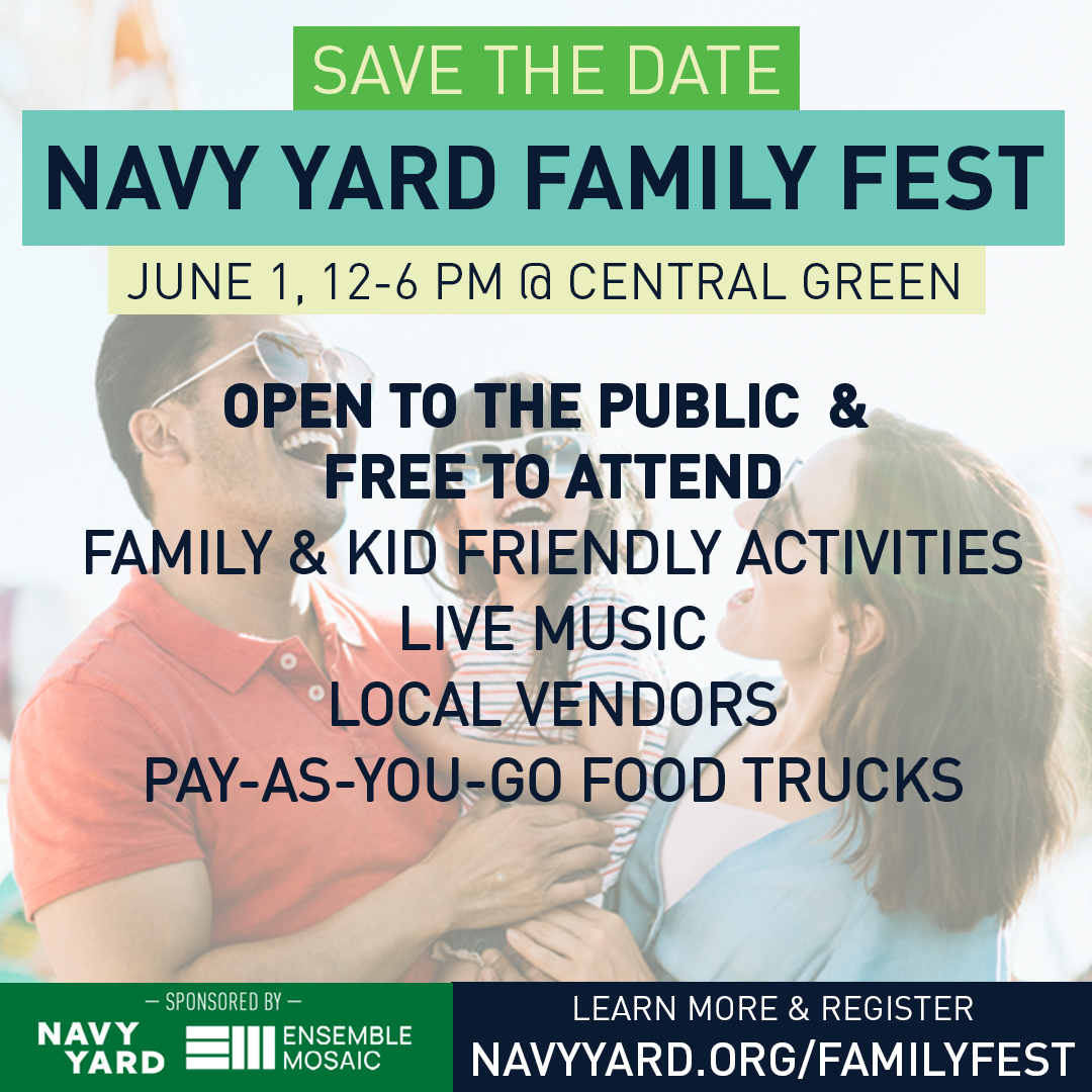 The Navy Yard is gearing up to host its highly anticipated Family Fest on June 1. This exciting event promises to be an unforgettable start to summer, offering a wide array of activities and entertainment for all ages. navyyard.org/familyfest #discovertheyard #navyyardfamilyfest