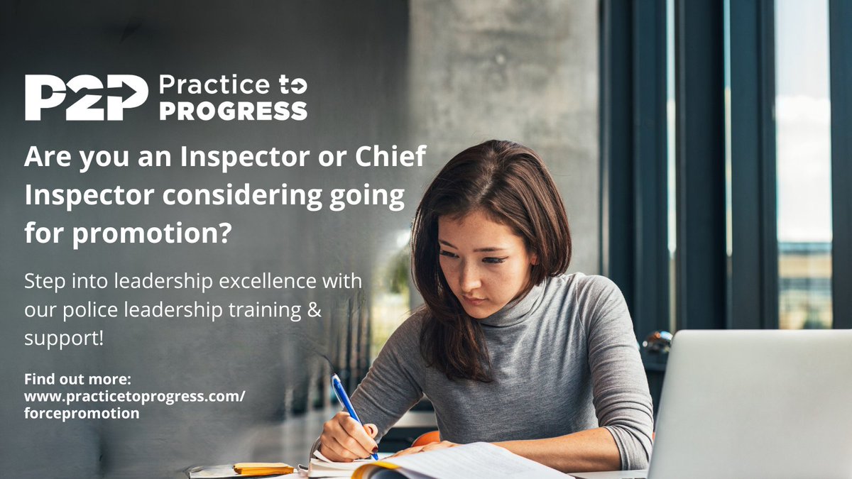practice2prog's tweet image. Are you an Inspector or Chief Inspector considering going for promotion? Being prepared &amp;amp; practicing for the process can make the difference between success &amp;amp; failure. Step into leadership excellence with our police leadership training &amp;amp; support! More info lnkd.in/dE3GNydi