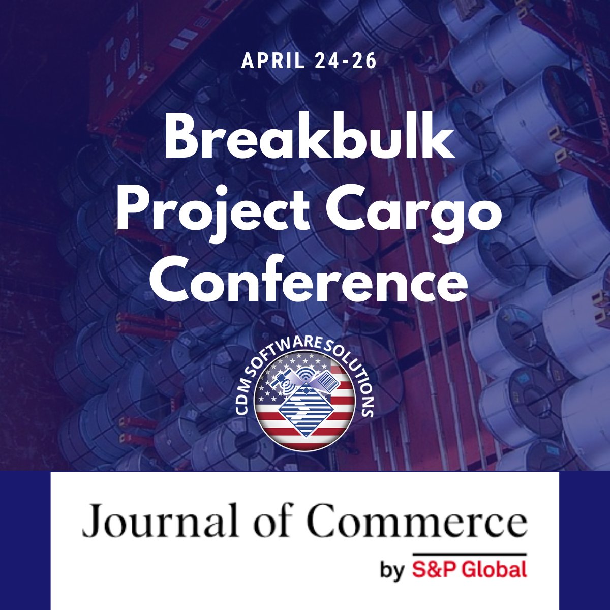 Just one more week until #breakbulk24! Join us to talk all about breakbulk #freight and how to improve your #supplychain.

#logistics #seafreight #import #export #globaltrademanagement