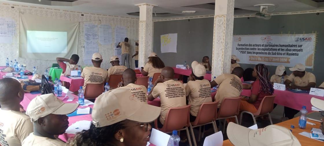 Isaacgerm13's tweet photo. The staff of the OSC Action for the Restoration of Peace and Justice, ARPJ asbl in acronym, have just been trained on the Prevention of sexual exploitation and abuse @PSEA# training organized in Uvira from Monday April 15 to Wednesday April 17, 2024 , by @UMI https://t.co/EAPFAPyAHB