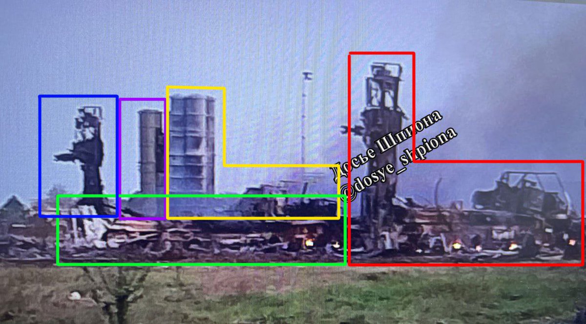 As I mentioned earlier, there were up to 5x S-400 Launchers at Dzhankoi Air Base, and after further analysis, it appears that all 5 of 5 S-400 launchers were either destroyed or damaged in the ATACMS strike by Ukraine 🇺🇦 today, including a radar and other S-400 battery components