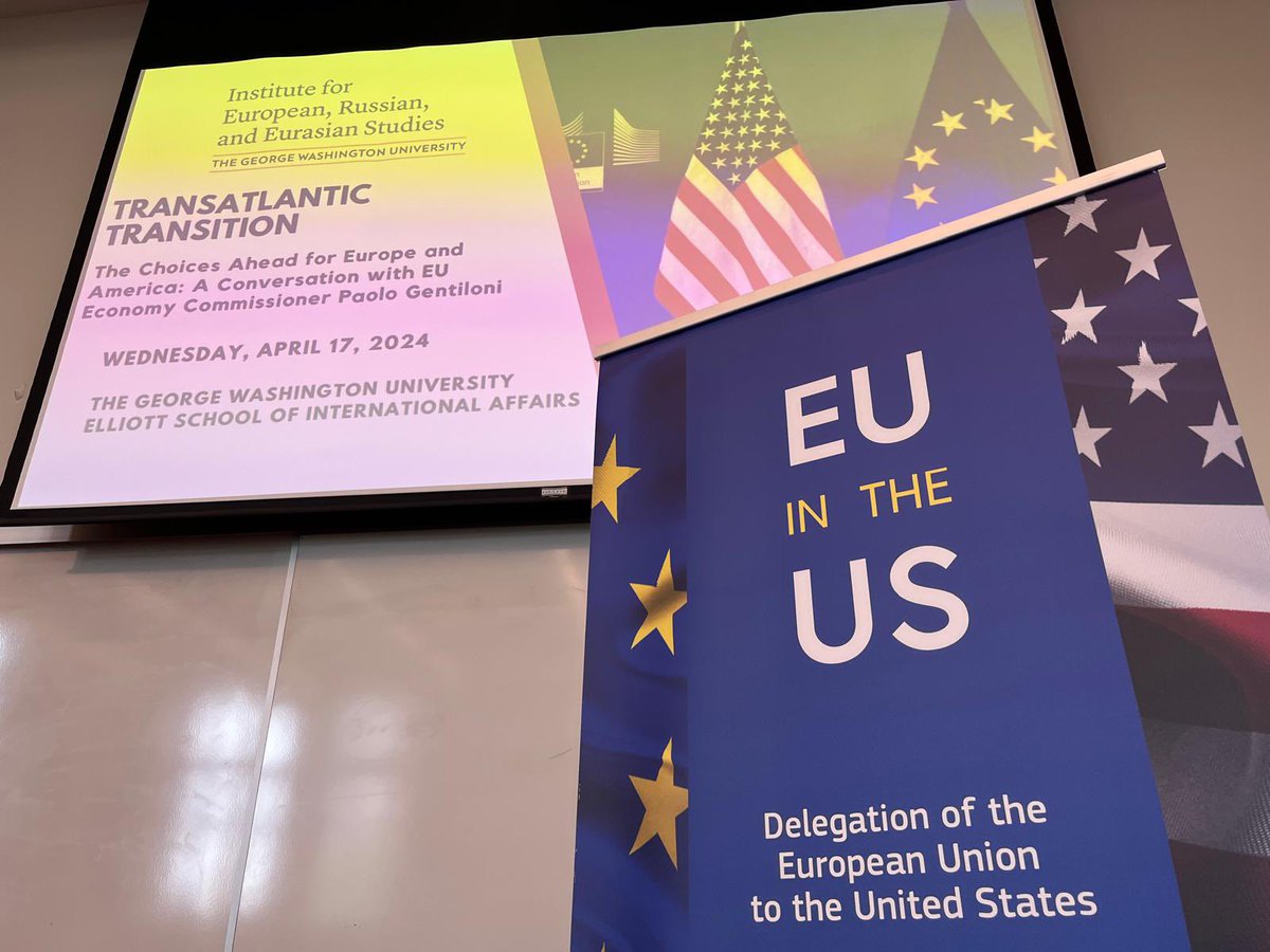 A pleasure talking to students at @IERES_GWU today about the challenges facing both the EU and the US in this key election year. ec.europa.eu/commission/pre… @EUintheUS