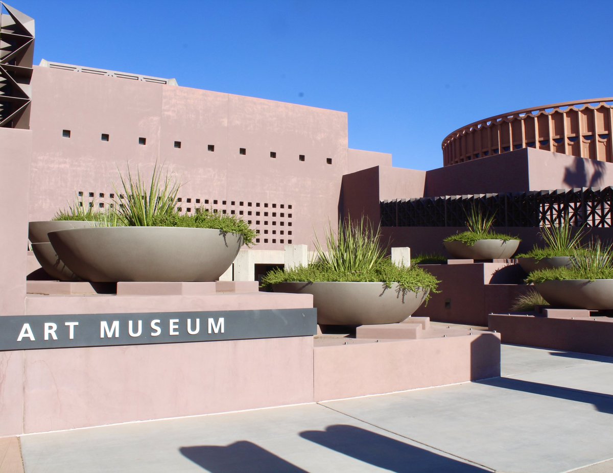 ☀️🌵 It is a beautiful day in Tempe and our doors are open for you to come and explore!

✨ Admission is always free, so be sure to visit Wednesday — Sunday from 11 a.m. to 5 p.m. to check out our amazing exhibitions. 

#asuartmuseum #arteparatodos #artforall #artcanhelp