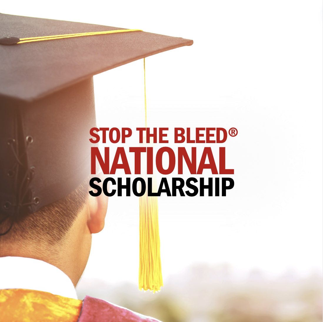 Our National Scholarship is accepting applications until 5/31/24! To apply, write a short essay or film a video explaining how #stopthebleed builds community. Win $$ and free STOP THE BLEED® kits for your school! Open to U.S. High school students. Link in bio for more info.