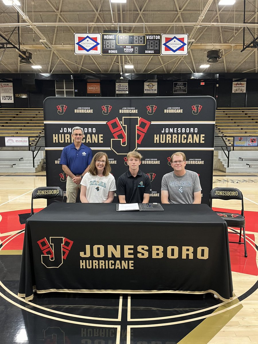 Big day at JHS. Congrats to these four outstanding student athletes.