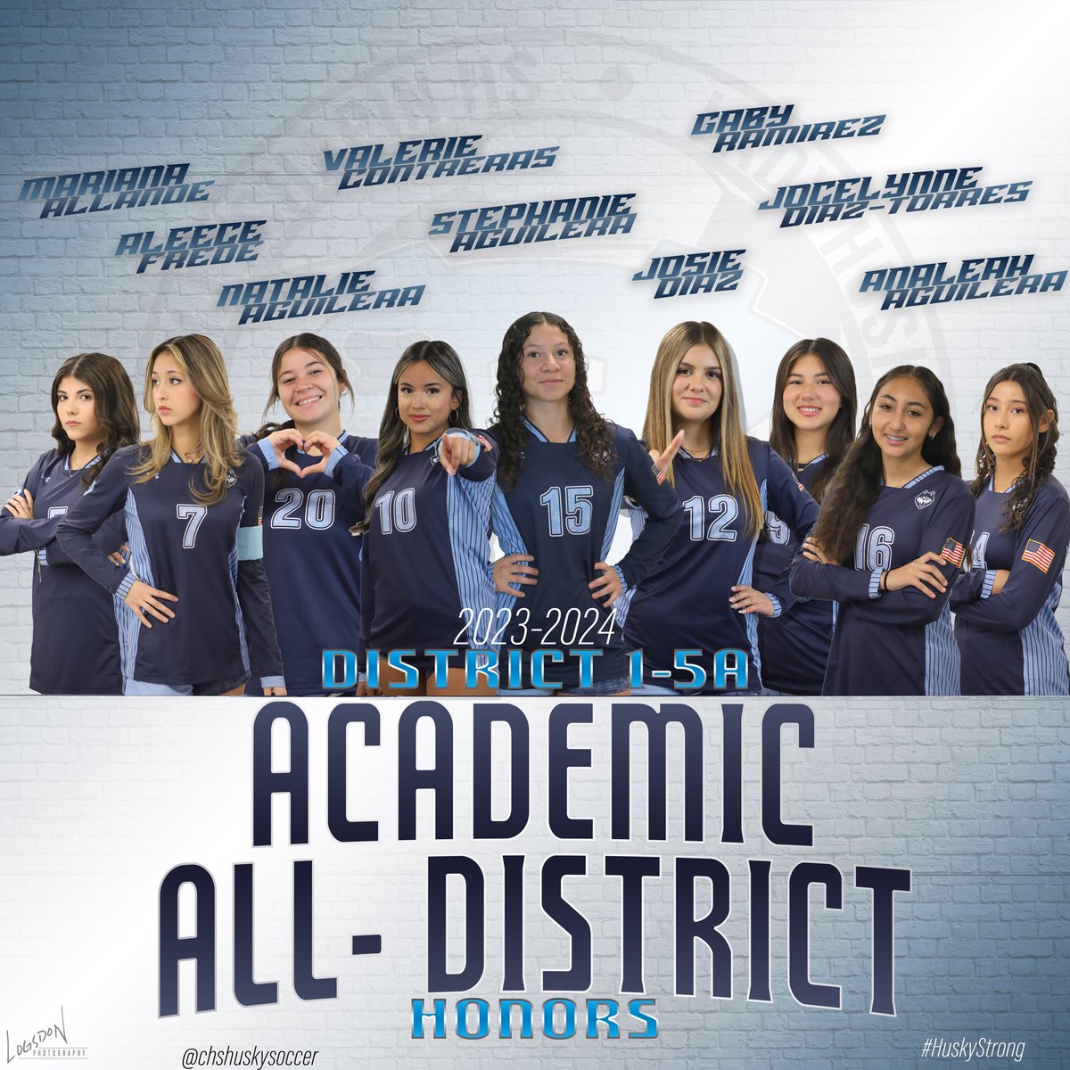 chshuskysoccer's tweet photo. Academic All-District and All-State! #HuskyStrong https://t.co/A0T5sQnySM