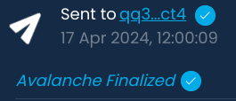 JardineCash's tweet photo. Really anny wait for #eCash #Avalanche-#PreConsensus 

#APOW as we say.  

#eCash gonna smoke Crypto - Instant Finalization  

completed it mate.  

#Crypto #Bitcoin #AltcoinGem https://t.co/Lo9fJ8jXC4