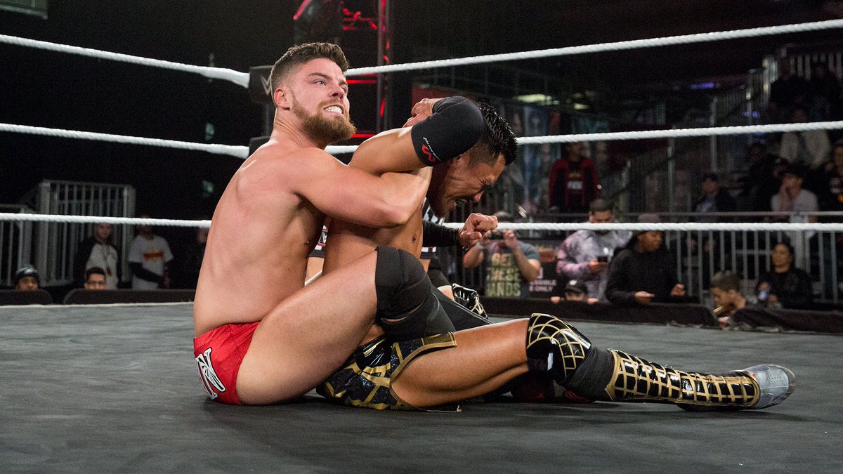April 17, 2019:

At Brooklyn Pier 12, #NXTUK's @jd_mcdonagh defeated #205Live's @TozawaAkira in singles competition as part of #WWEWorldsCollide.

📸 WWE