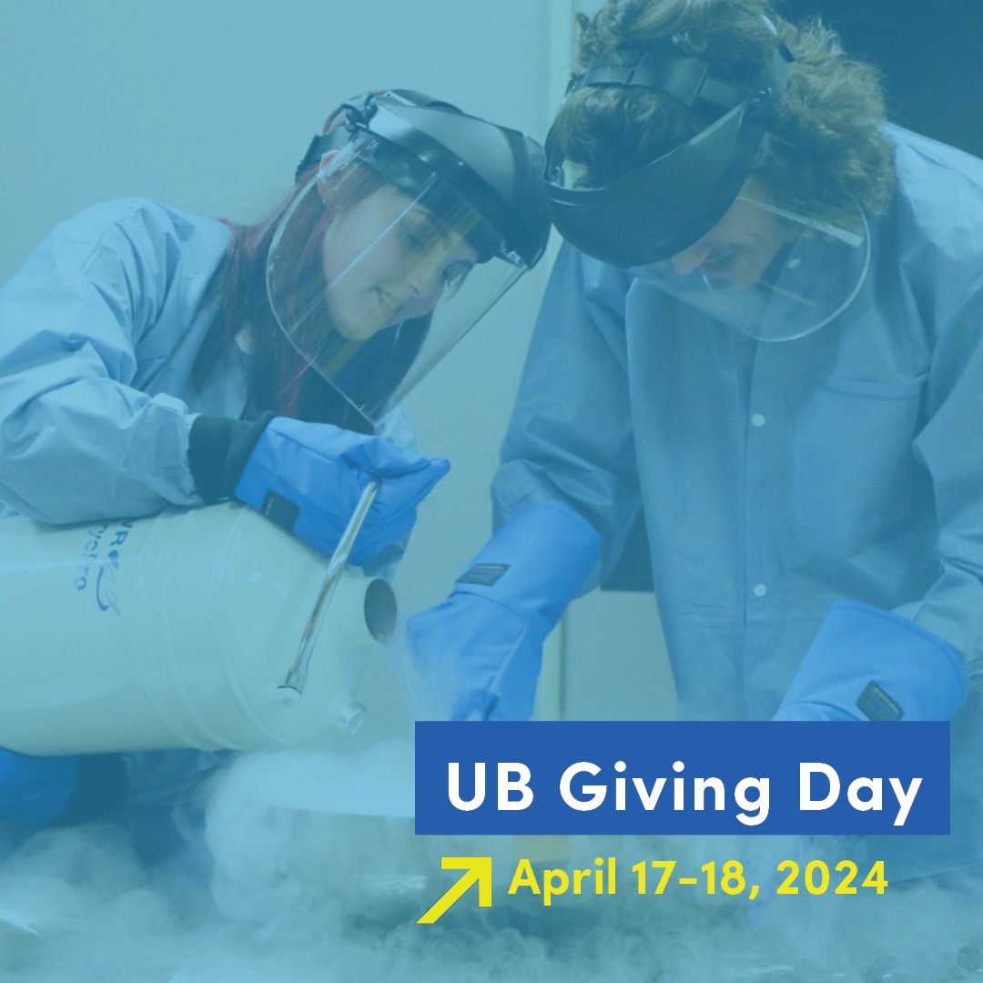 Happy #UBGivingDay 💙 Several of our departments have different challenges to support our students! You can contribute to any of these, or support your choice of our departments or #UBSEAS. Giving Day lasts until noon tomorrow

Support your community here: ubseas.info/3UmJFbf