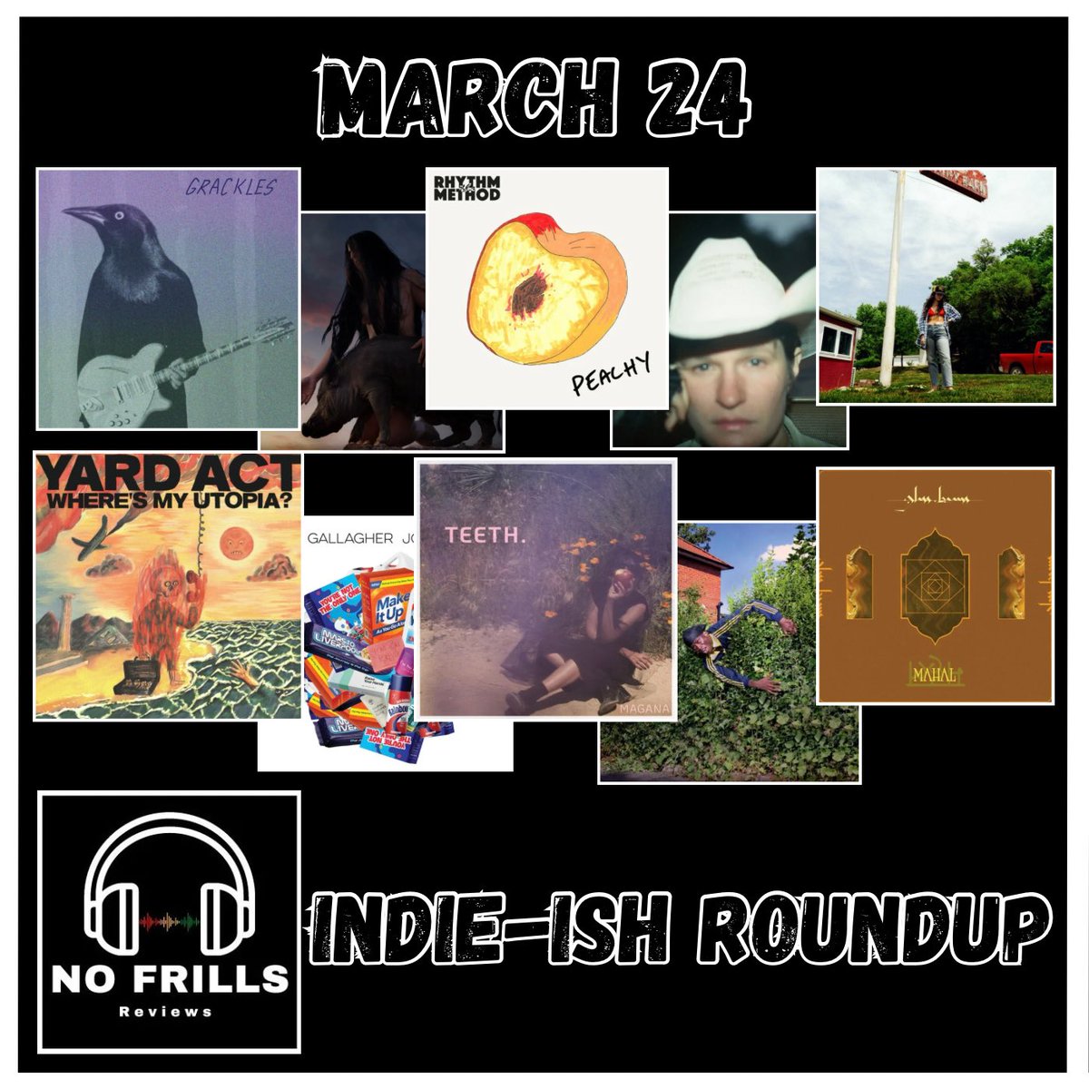 A belated roundup of the best Indie-ish releases from March. Featuring highlights from @thrhythmmthd @maganarama @MasterPeaceLDN & more. 🔗 nofrillsreviews.com/2024/04/17/ind…