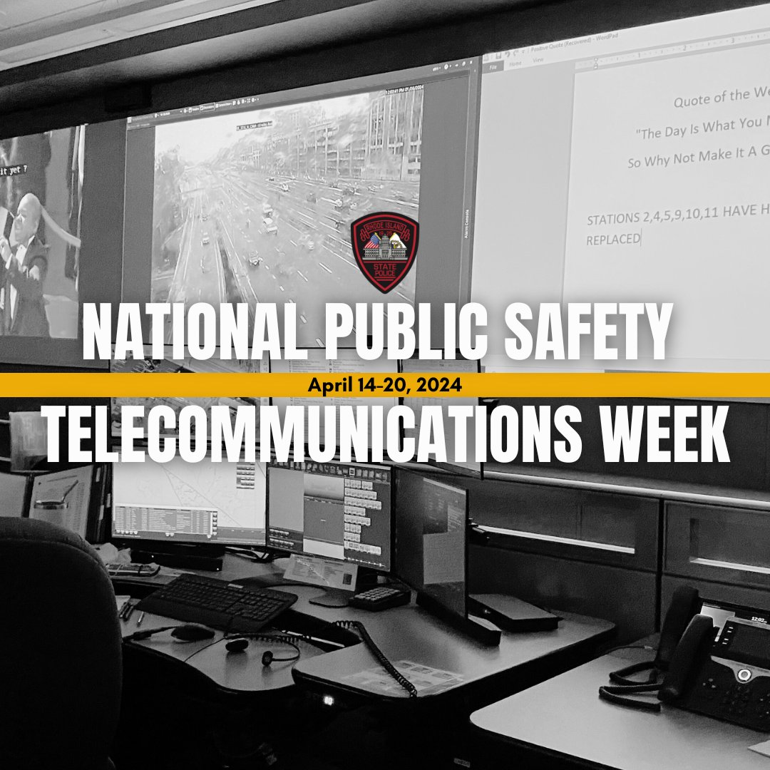 During National Public Safety Telecommunicators Week, we honor our colleagues at E-911 who are the first on the line when someone needs help. We appreciate their dedication, their service to our state and their commitment to helping when they are needed most. #AlwaysThere