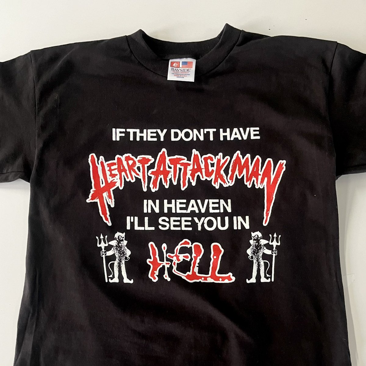 It’s dark and hell is hot 
Design by <a href="/lettersxearth/">EVIL DEWEY !!!</a> available on our upcoming tour with Microwave, Origami Angel, and Carpool Tunnel