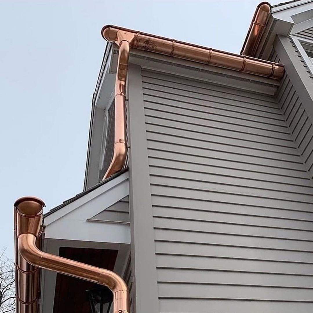 Make your house stand out with copper gutters!