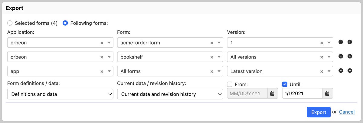 New blog post: 'Exporting form definitions and data' orbeon.com/2024/04/form-d…