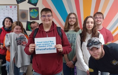 JAG_Kansas's tweet photo. JAG-K students, including these from Wichita West and Augusta, thank @UnitedWayPlains for providing us with grant funding this year to help prepare students for successful futures. #ForceForGood #JAGKSupporters https://t.co/tbiYpCqBhW