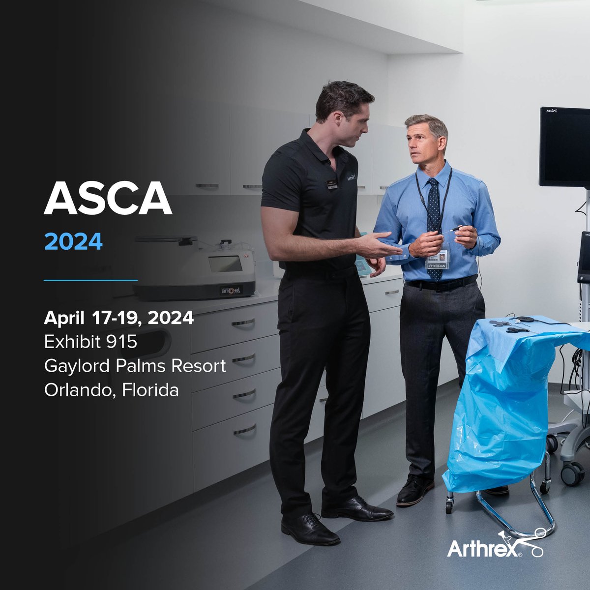 ArthrexMedEd's tweet photo. Don't miss the opportunity to connect with #Arthrex and our #ASCX team at the annual Ambulatory Surgery Center Association (ASCA) Conference and Expo from April 17-19 in Orlando, Florida. Visit us at exhibit 915 to learn about our minimally invasive products, procedures, and technologies that are helping position ASCs for the future.
Learn more about why Arthrex is your trustworthy ASC partner: https://t.co/FkZwAdFQwu
#ASC #ASCA2024 #MedicalEducation #Innovation