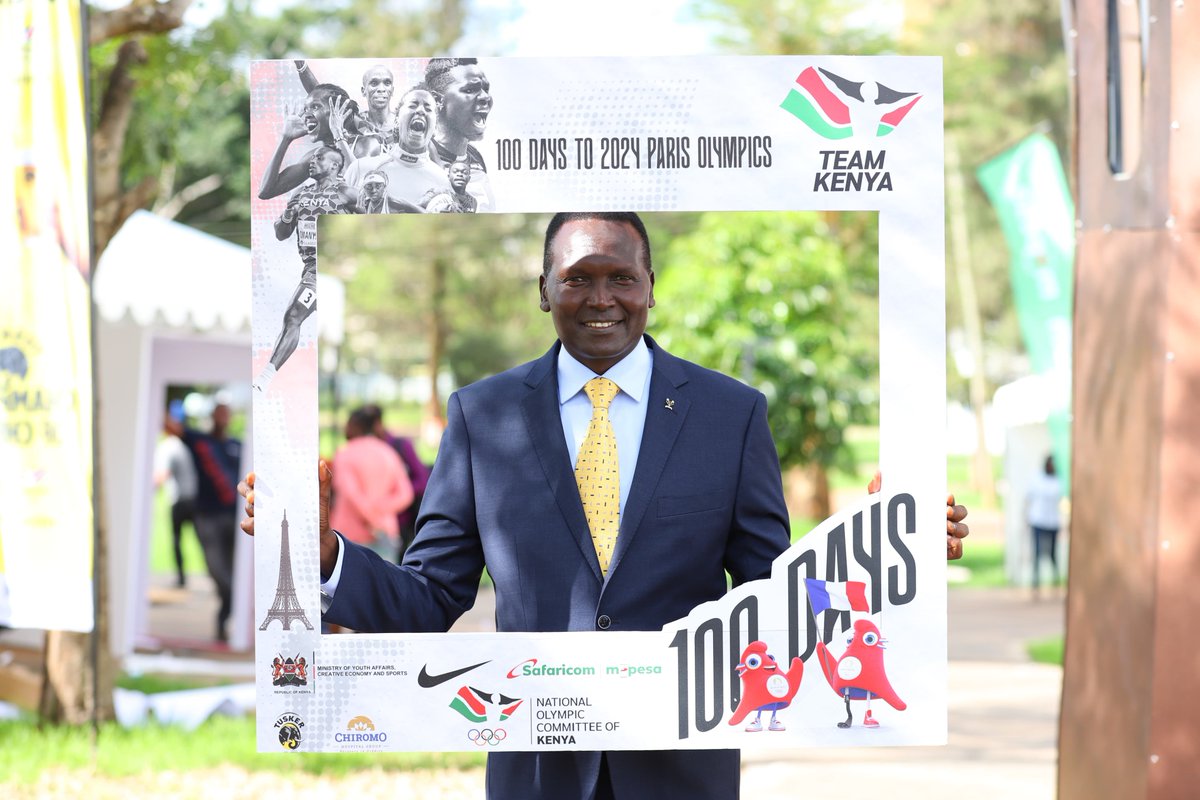Our hero and boss NOC-Kenya is ready to stand with our athletes.

Je wewe? #HesabikaNaMabingwa