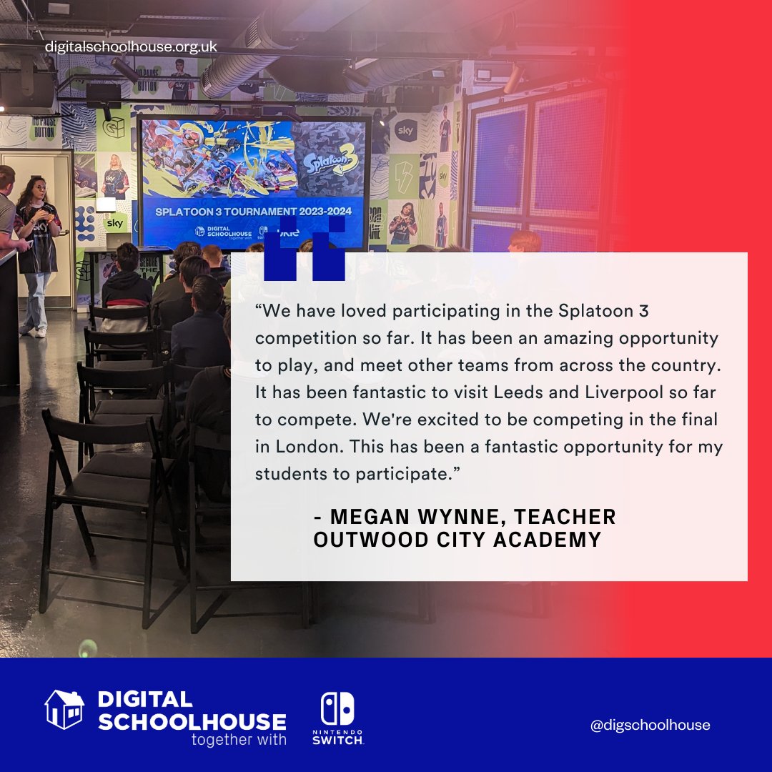 🦑💓 Just over a week to go until the #Splatoon3 final begins at <a href="/WASDlive_/">WASD</a>, and the excitement levels are rising as we are making final preparations!! 

Can't wait to see all of the remaining schools battle it out next week 👀

#dshesports #nintendoUK