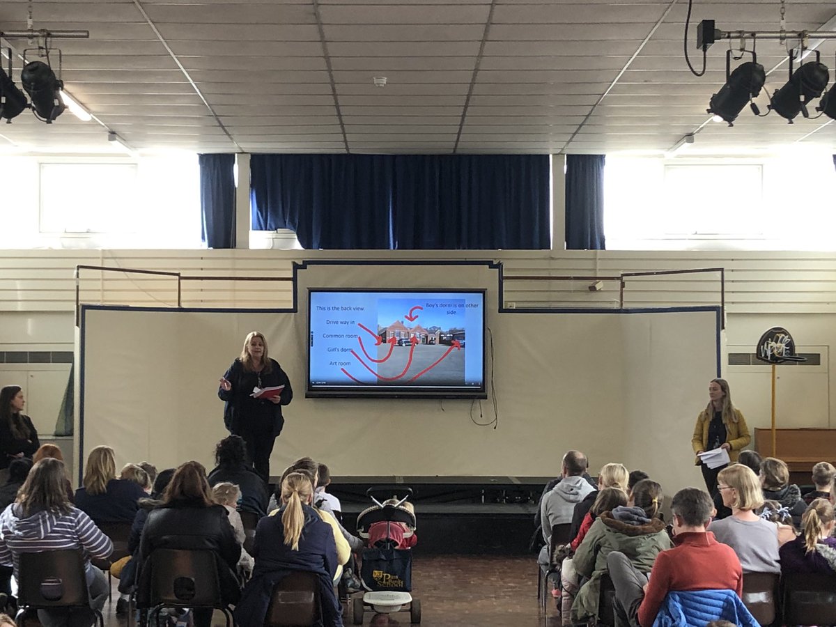 PBSandNMacc's tweet photo. A great meeting about the upcoming Year 4 residential. Lots of information for parents and some very excited children! #adventures #developingindependence #ProudtobePussBank https://t.co/WDATzSgwdn