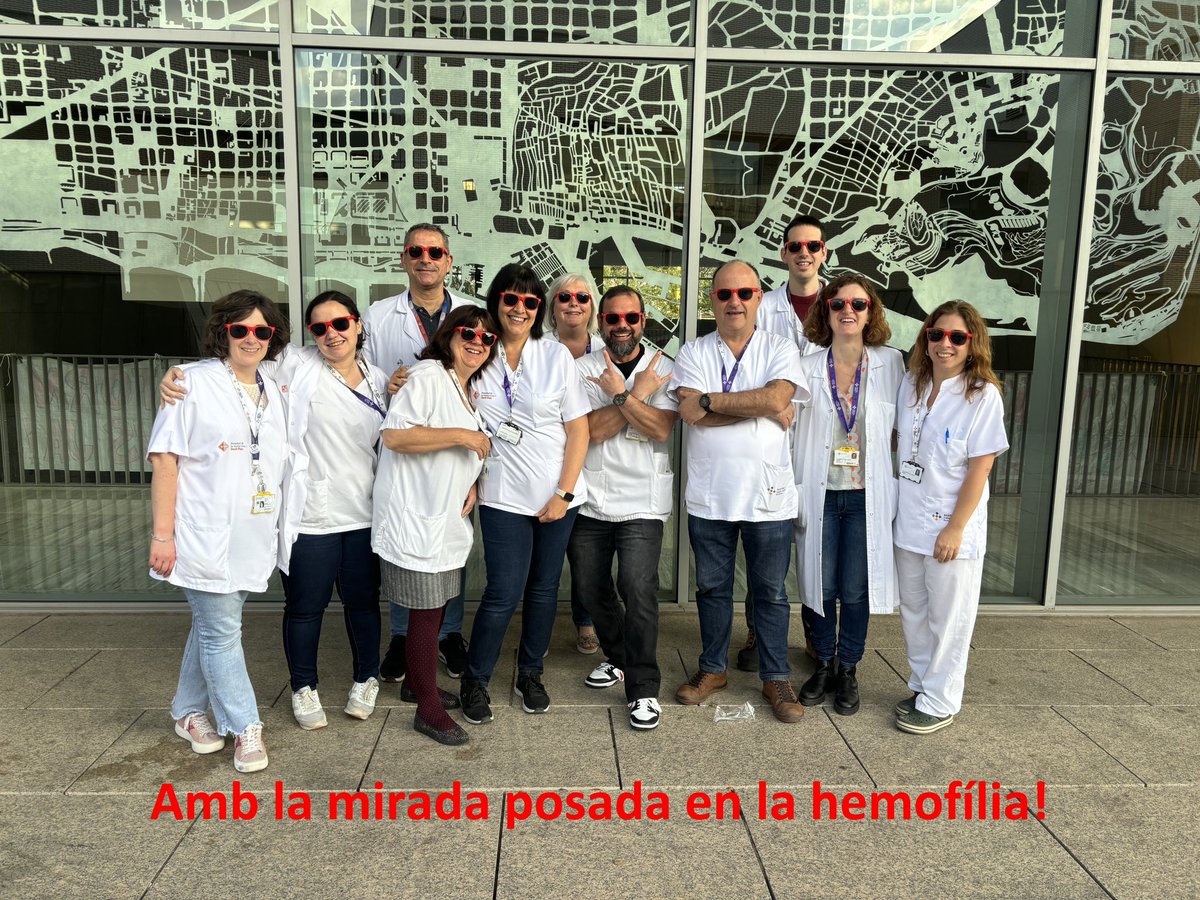 Des de @HemostasiaStPau us desitgem un Feliç Dia de la Hemofília 🎈 @HospitalSantPau @hemofilia_cat @hematosantpau #WHD2024