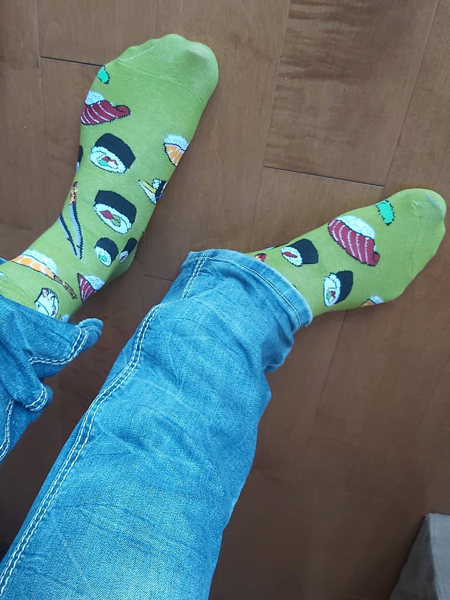 Fun post! All this week, I've been wearing fancy socks! Making life fun! Do you wear socks with designs, or solid colours? @boomottawa @boomcornwall