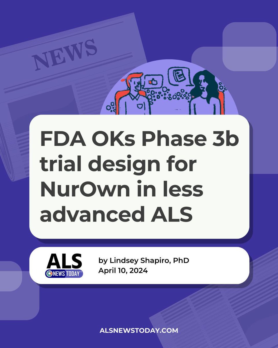 The developer plans to launch the trial this year in hopes of gathering the evidence necessary for NurOwn’s approval. bit.ly/3UfARnq 

#ALS #AmyotrophicLateralSclerosis #ALSDisease #ALSTreatment #ALSResearch