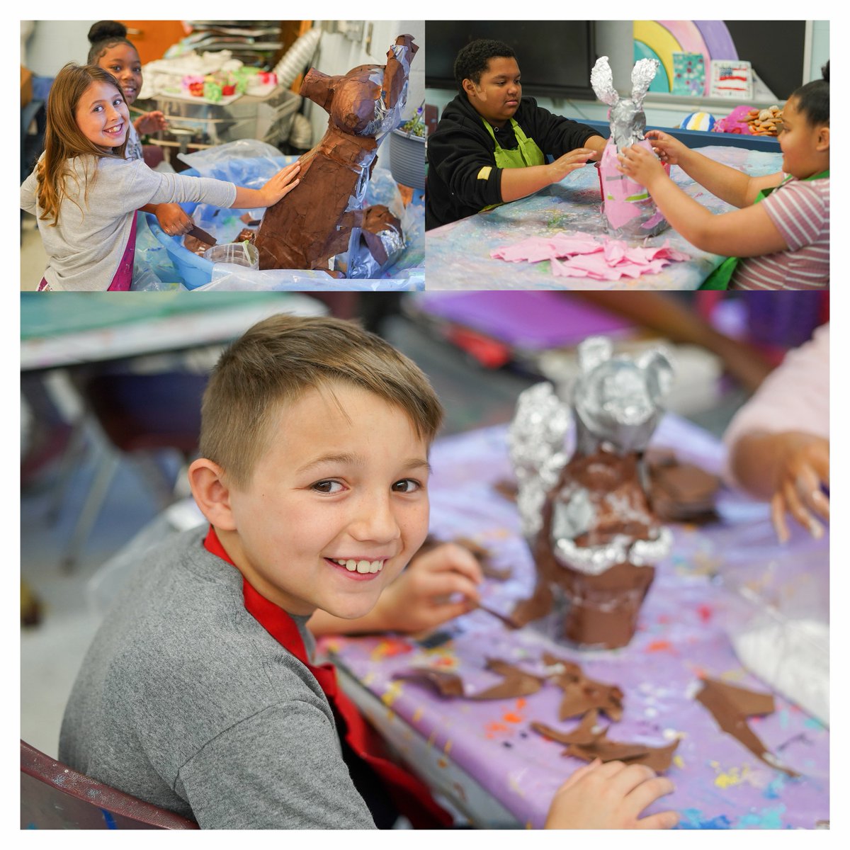 It takes lots of little hands working together to achieve BIG results. Stop by @ccesdukes tomorrow from 5 - 7 to see what these little Dukes have been working on!
💛💙 @CuCPS #WeAreCuCPS #ccesdukes