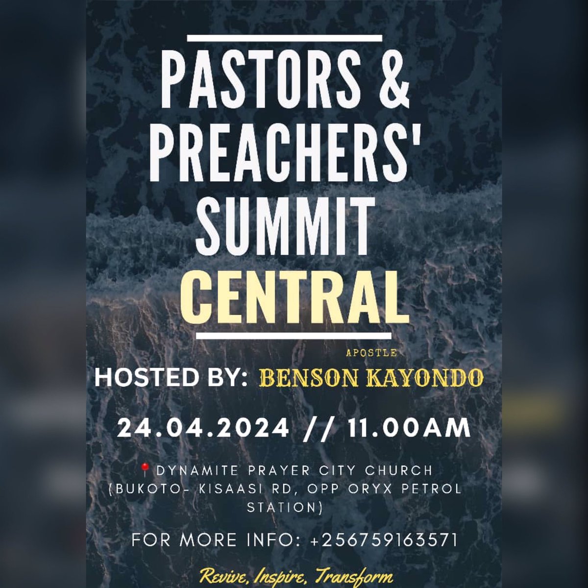 RGPPA Central Invites Pastors and Preachers for a Summit on 24th April 2024.