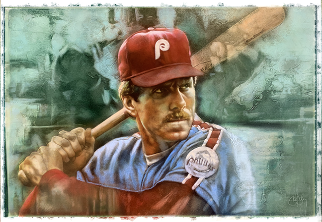 OTD in '76 #Phillies star Mike Schmidt hits 4 HRs in consecutive at bats vs, of course, the #Cubs. #mlb #baseball @baseballhall