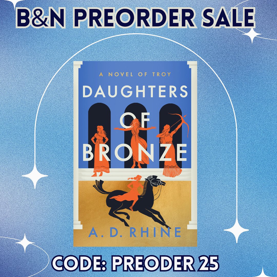 Between now and April 19th, Barnes & Noble pre-orders are 25% off! Don’t miss this chance to snag some of your most anticipated books! barnesandnoble.com/w/daughters-of… #barnes&noble #preordersale #booksale #books