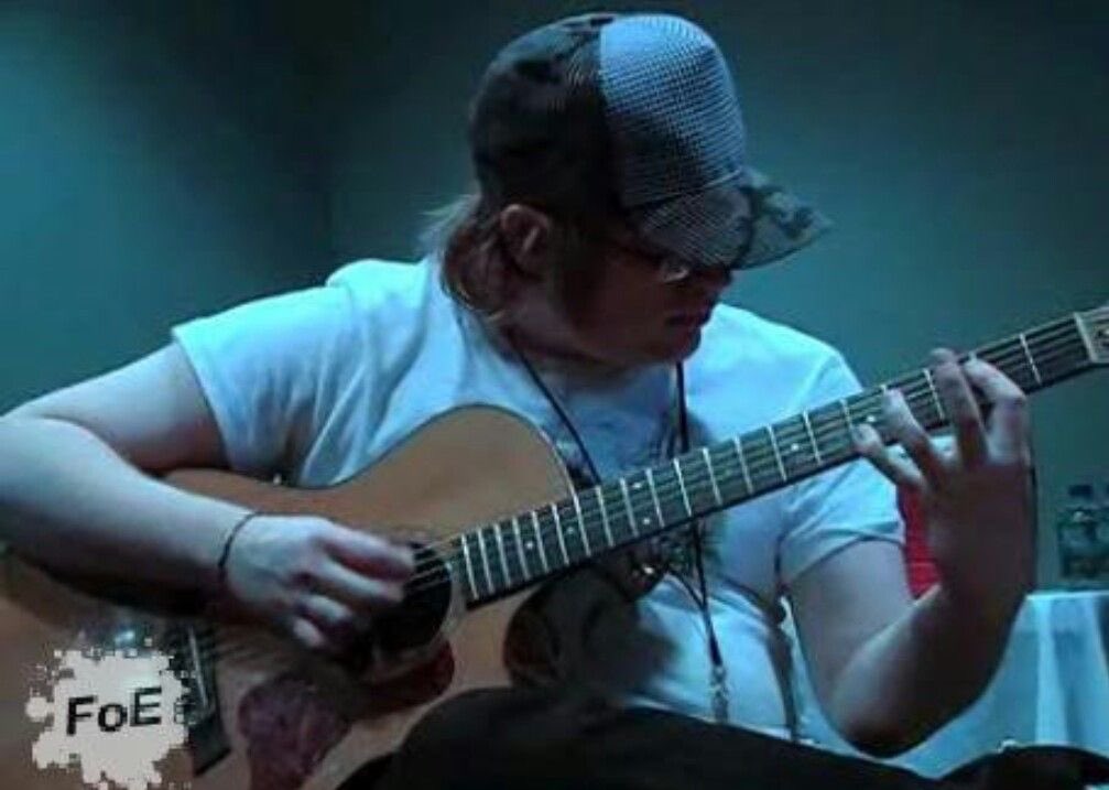 patrick stump with acoustic guitar save me