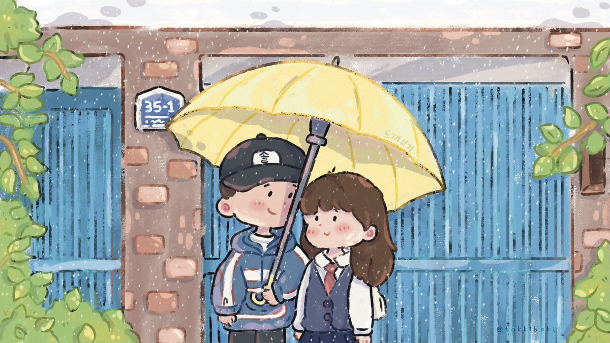 tokkkiboki's tweet photo. #LovelyRunner: and I’ll be by your side, regardless of time and space 🪐☔️💫 https://t.co/s3fjJGqrmm