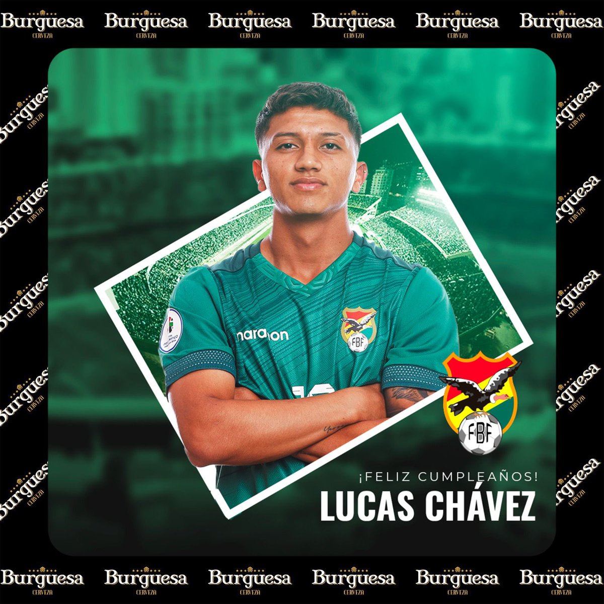 🎉 ¡El día de hoy celebramos el cumpleaños de Lucas Chávez! 🎂 🫂 Felicidades Lucas, esperemos sea un año lleno de alegrías y éxitos dentro y fuera de las canchas. 🏆⚽️ #ALaVerdeSiempre❤️💛💚 #FBFtrabajando