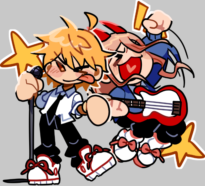 Shirousuvan's tweet photo. csm sticker i made 4 sschool https://t.co/TUgrLRJArZ