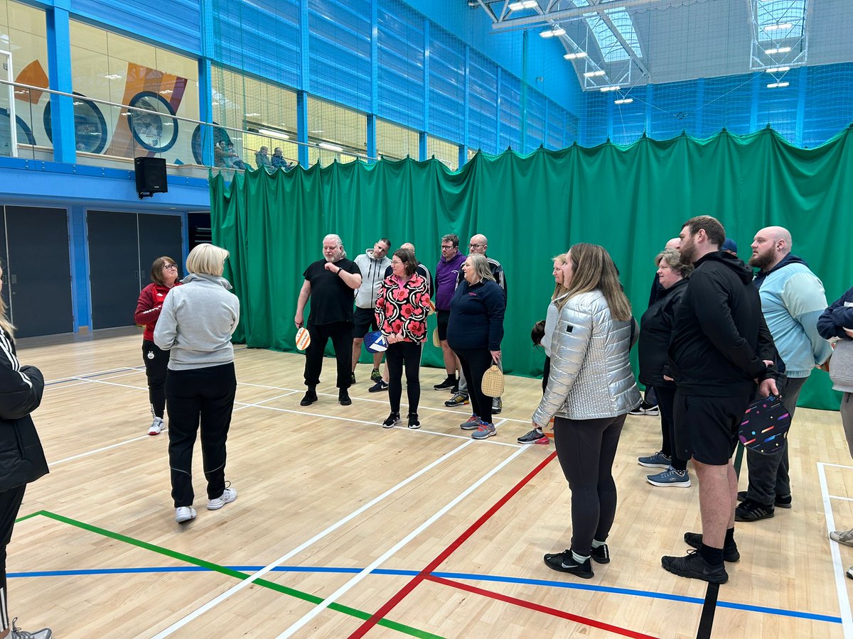 Thank you to Grampian Pickleball for delivering a session to both cohorts for Week 10 of Football Fans In Training. 🔴