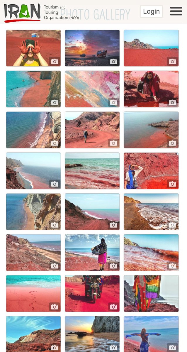 That's the red beach of Hormuz Island, a famous tourist attraction in the Persian Gulf, and it hasn't suddenly turned red because of Israel-Iran tensions, biblical plagues, God's wrath or Passover. It's always been red because of red oxide in the soil.