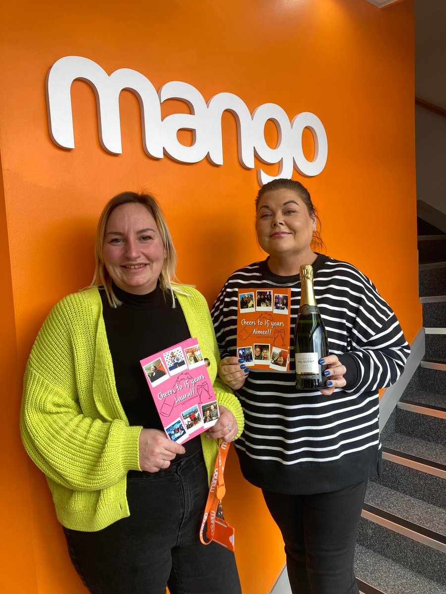 HAPPY 15TH ANNIVERSARY AIMEE AND LAURA! 💕

Thank you Aimee and Laura for all your hard work, dedication and positivity over the last 15 years. Here’s to the next 15!! 🥂

#happyanniversary #15years #talktomango