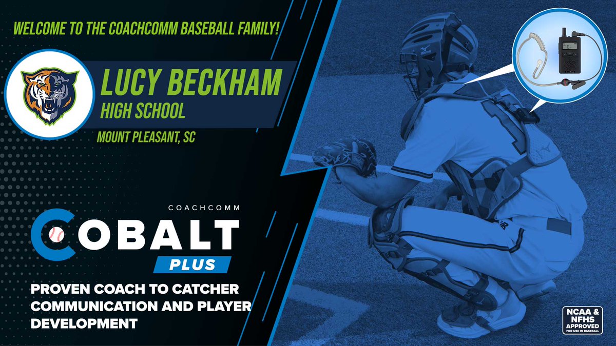 Welcome to our #CoachtoCatcher family @Bengal_Baseball! We're excited to be a part of your team! #GoBengals @beckhambengals @BCAofSC @RickESalesSE #NextLevelBaseball #CobaltPLUS