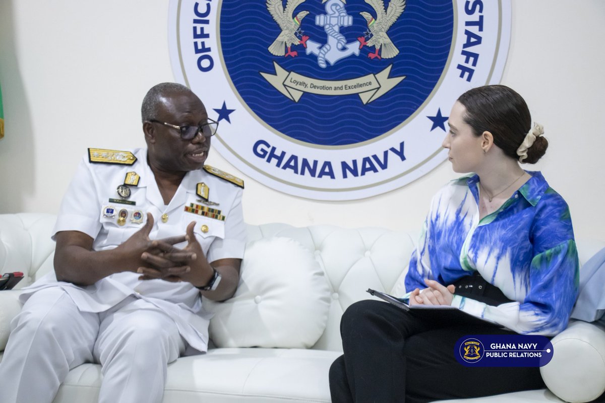 UK WEST AFRICA HEAD OF POLICY HOLDS STRATEGIC TALKS WITH CNS The West Africa Policy Head of the United Kingdom’s (UK) Ministry of Defence, Her Excellency (HE) Alice Hadden has held strategic talks on riverine operations and maritime security with the CNS navyonline.mil.gh/blogs/uk-west-…