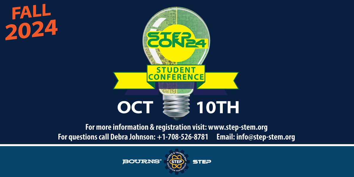 Save the date for STEPCon24! Join us on October 10 for a day filled with inspiration, innovation & collaboration. Don't miss out on this opportunity to connect with fellow STEM enthusiasts, engage in hands-on activities & explore the limitless possibilities! #STEPCon24