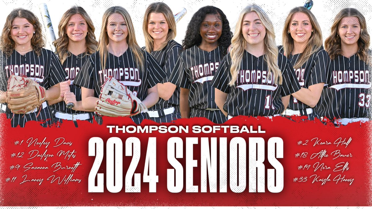 It’s GAMEDAY and Senior Night! 🥎 Catch the Warriors in action today as they as the take on Tuscaloosa County for an area match up!! 📍Thompson High School ⏰ Varsity - 4:30 JV - 6:30 🆚 T. County 🎟️Gofan.co