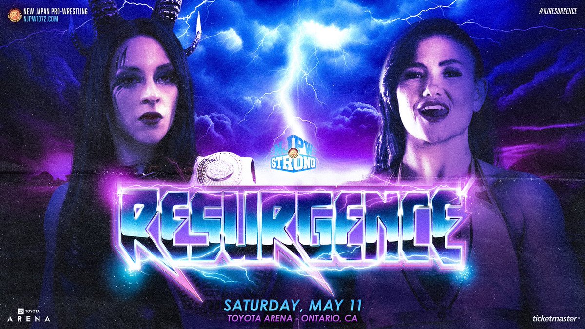 On May 11th, CMLL World Women's Champion / CMLL World Women's Tag Team Champion Stephanie Vaquer will put her NJPW Strong Women's Championship on the line against the UK's Alex Windsor. We wish “La Primera” much success in her title fight.  
<a href="/NJPWofAmerica/">NJPW of America</a> | #cmll #njresurgence