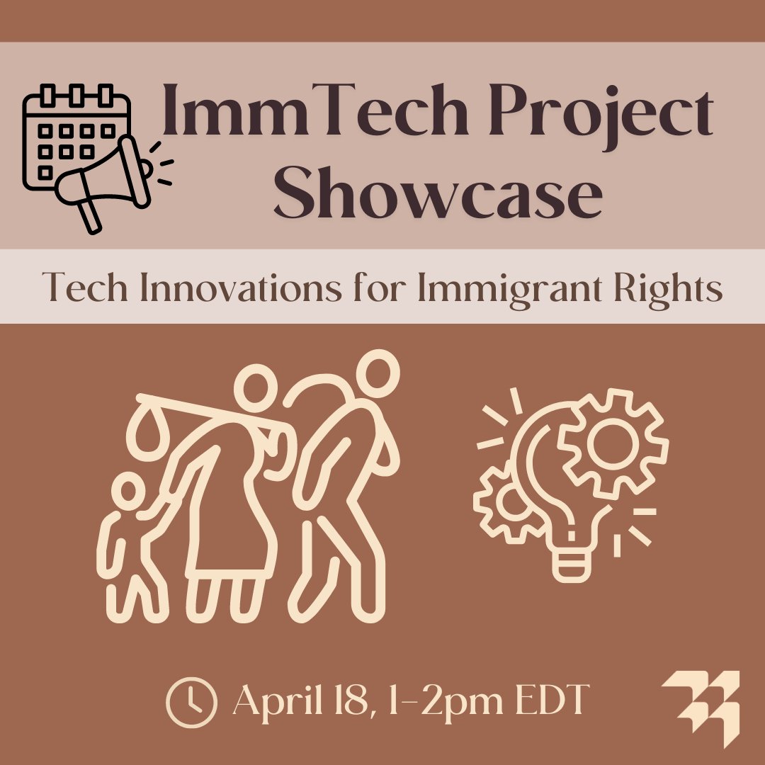 🌟Join us TOMORROW for the ImmTech Project Showcase from 1-2pm EDT (10-11am PDT)! This virtual event will highlight innovative projects supporting immigrants, refugees, and asylum seekers. Register now: humanrightsfirst.org/events/immtech…