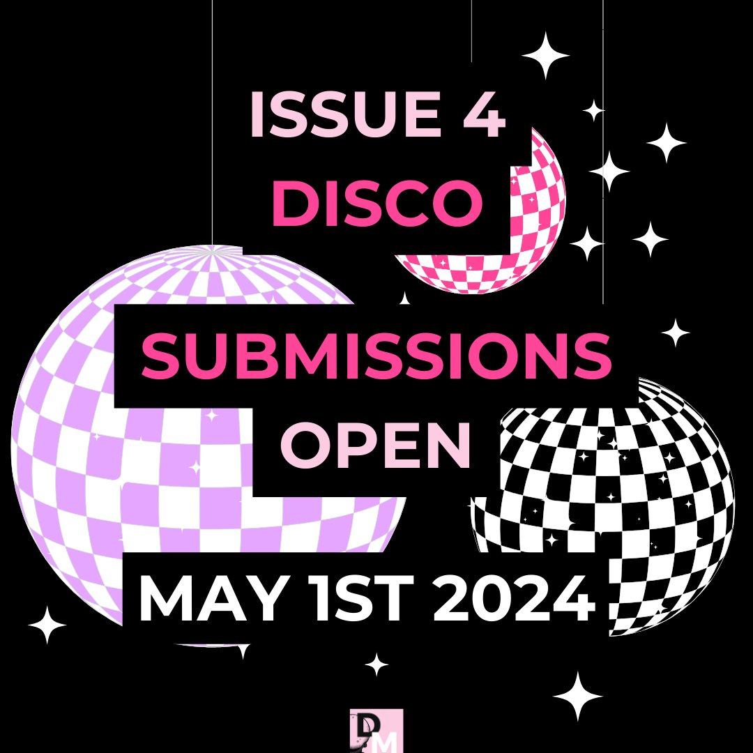 🪩 Psst... did you hear that? It's your friendly reminder that in 2 weeks, submissions for Issue 4: Disco will open! To get a glimpse of the kind of magic we're after, shimmy on over to our submissions site (now ft. writing prompts!): divinationsmagazine.co.uk/submissions